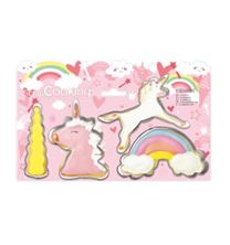 Picture of UNICORN COOKIE CUTTER SET X 4